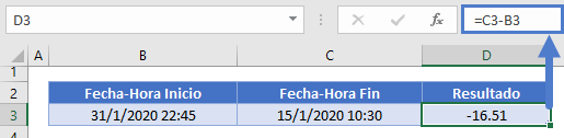 Restar fecha hora sin truncar