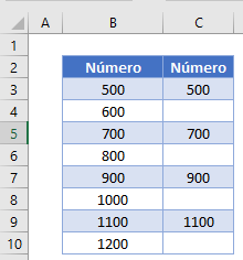 Tabla para vba