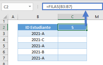 array dinamico función filas