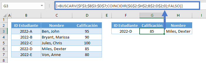 buscarv multiples columnas coincidir