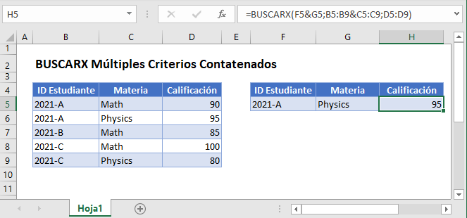 buscarx multiples criterios