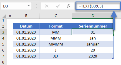 datum text umwandeln monat jahr