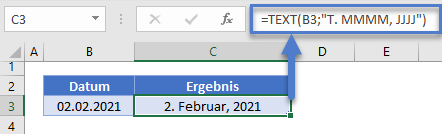 datum text umwandeln volles format