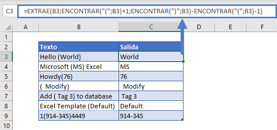 extraer texto entre parentesis 02