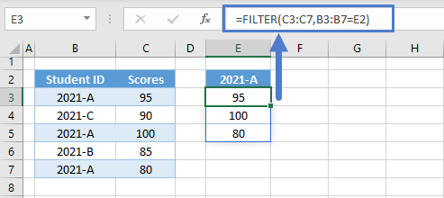 filter function lookup all duplicates