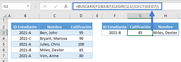 funciones buscarx elegir