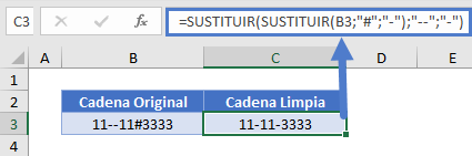 funciones substituir anidadas