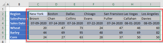 how to sort-horizontal 1