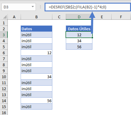 incrementar referencia de celda master