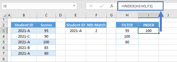 index function and nth match