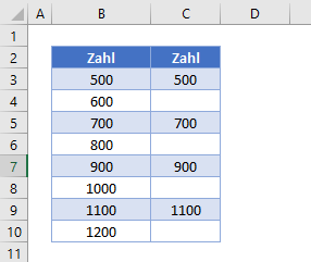 jede n te zeile auswaehlen vba ergebnis