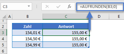 preis aufrunden funktion