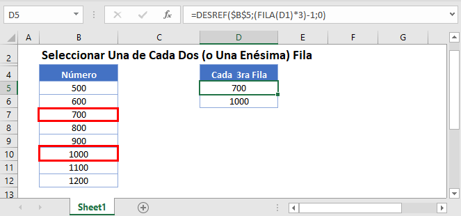 Escudriñar Al borde busto Seleccionar Una de Cada Dos (o Una Enésima) Fila - Excel y Google Sheets - Automate Excel Escudriñar Al borde busto Seleccionar Una de Cada Dos (o Una Enésima) Fila - Excel y Google Sheets - Automate Excel