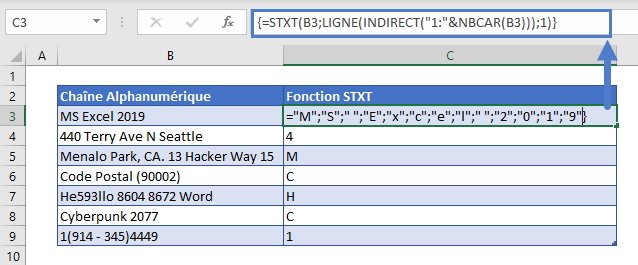 supprimer chiffres dans texte formule joindre texte etape 1.5