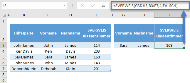 sverweis verketten ergebnis