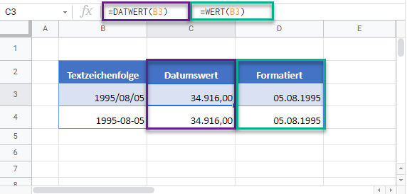 textzeichenfolge datum umwandeln google sheets