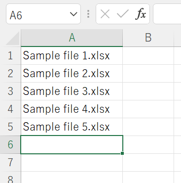 vba list files in folder in sheet ファイル フォルダ 一覧