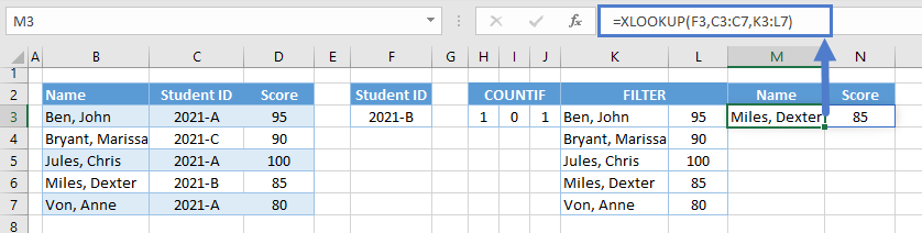 xlookup function