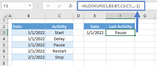 xlookup last lookup