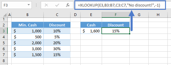 xlookup match mode options