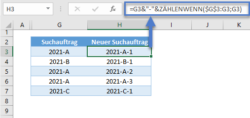 xverweis doppelte werte neuer suchwert