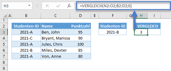 xverweis mehrere spalten zurueckgeben vergleich funktion