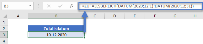 zufallsdatum generator zufallsbereich funktion