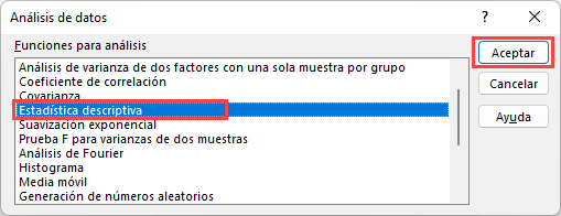 Análisis de Datos Estadística Descriptiva