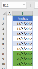 Aplicar Nueva Regla de Formato Resultado en Excel