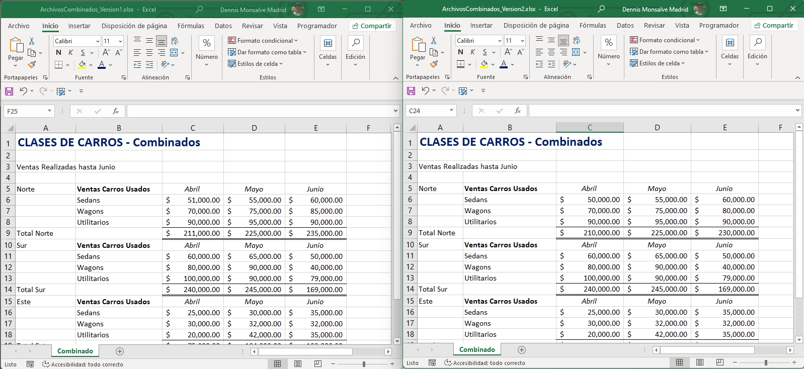 casado Negrita Cusco Comparar Dos Archivos en Busca de Diferencias en Excel y Google Sheets -  Automate Excel