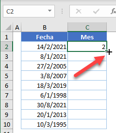 Arrastrar Formula en Excel
