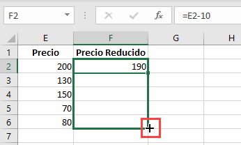 Arrastrar Selección para Copiar Celda en Excel