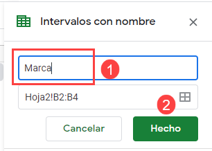 Asignar Nombre a Rango en Google Sheets Paso Final