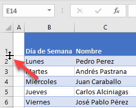 Autoajustar Altura de la Fila en Excel