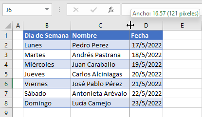 Autoajustar al Texto en Excel