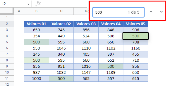 Buscar en Hoja Elegir Busqueda Google Sheets