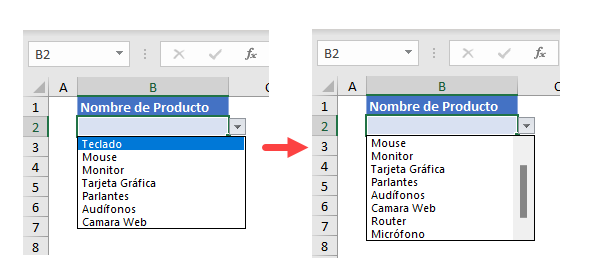 Cómo Actualizar una Lista Desplegable en Excel