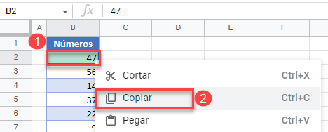 Copiar Formato en Google Sheets