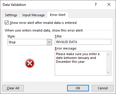DatavalidationDates error alert