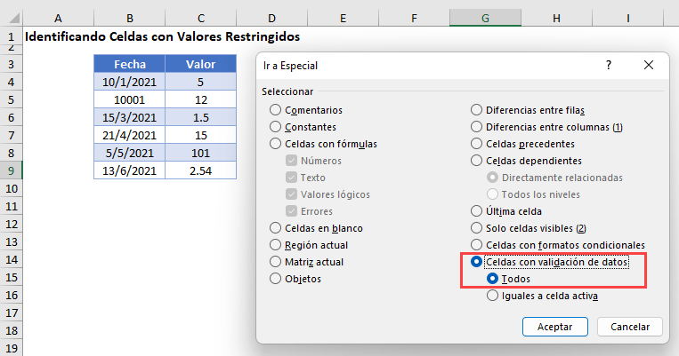 Encontrar Valores Restringidos Paso2 en Excel