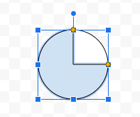 Forma Circular Sobre Ovalo en Google Sheets