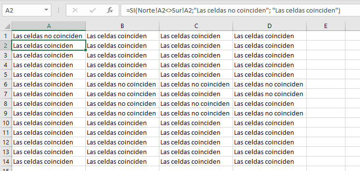 Formato Condicional Comparar Dos Hojas Reporte en Excel