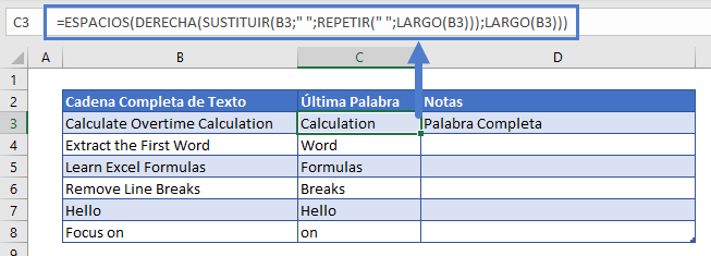 Fórmula Versátil en Excel