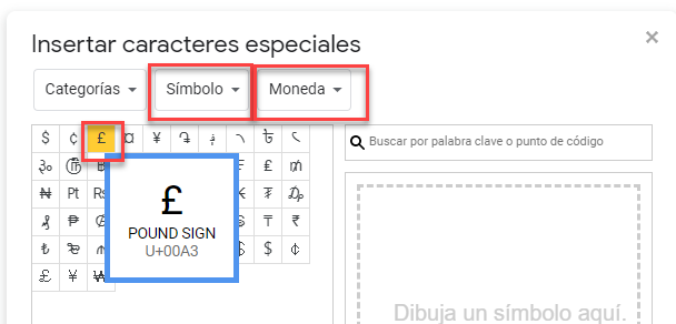 Insertar Caracteres Especiales Google Docs