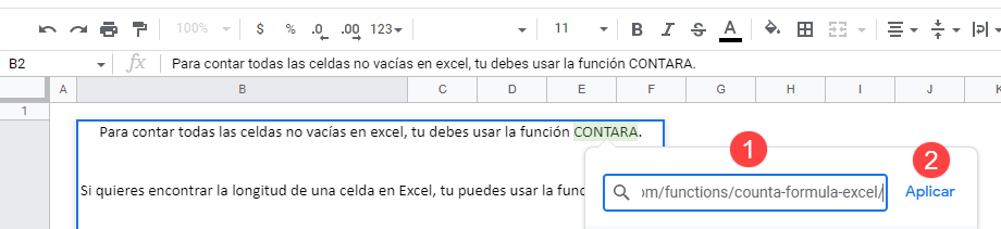 Insertar Vínculo en Google Sheets Final