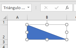 Insertar un Triángulo en Excel