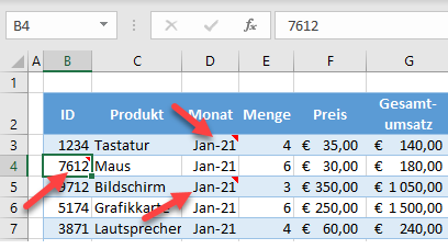 Notizen löschen Grunddaten