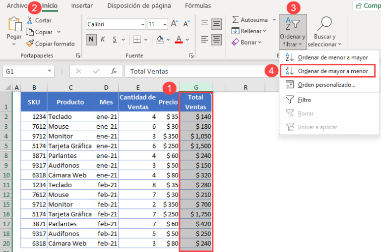Cómo Ordenar e Ignorar los Espacios en Blanco en Excel y Google Sheets ...