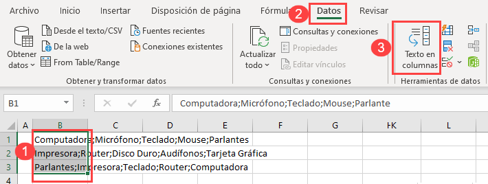 Separar Cadena de Texto Varias Lineas