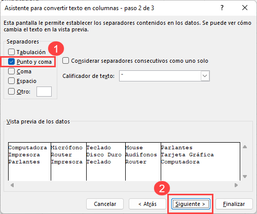 Separar Cadena de Texto Varias Lineas Paso2